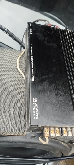 сабвуфер и усилитель