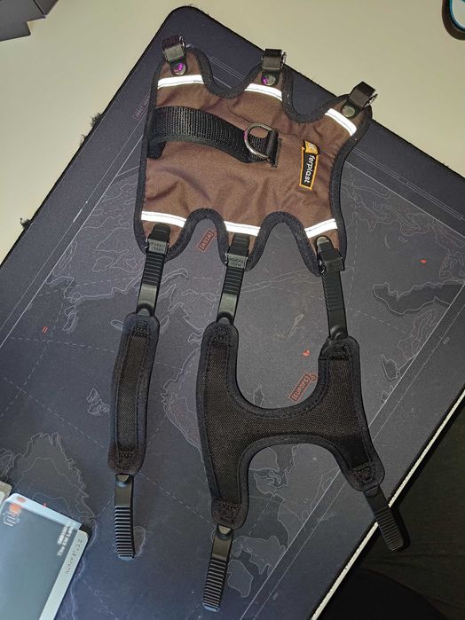 Ham caine, Ferplast ERGOTREKKING, Marime XS, Maro, Reglabil