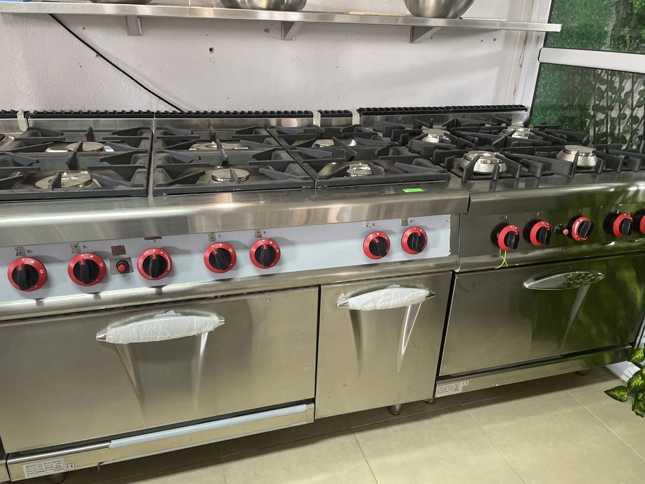 Готварска Печка на газ с фурна 4 и 6 котлона Чисто Нова