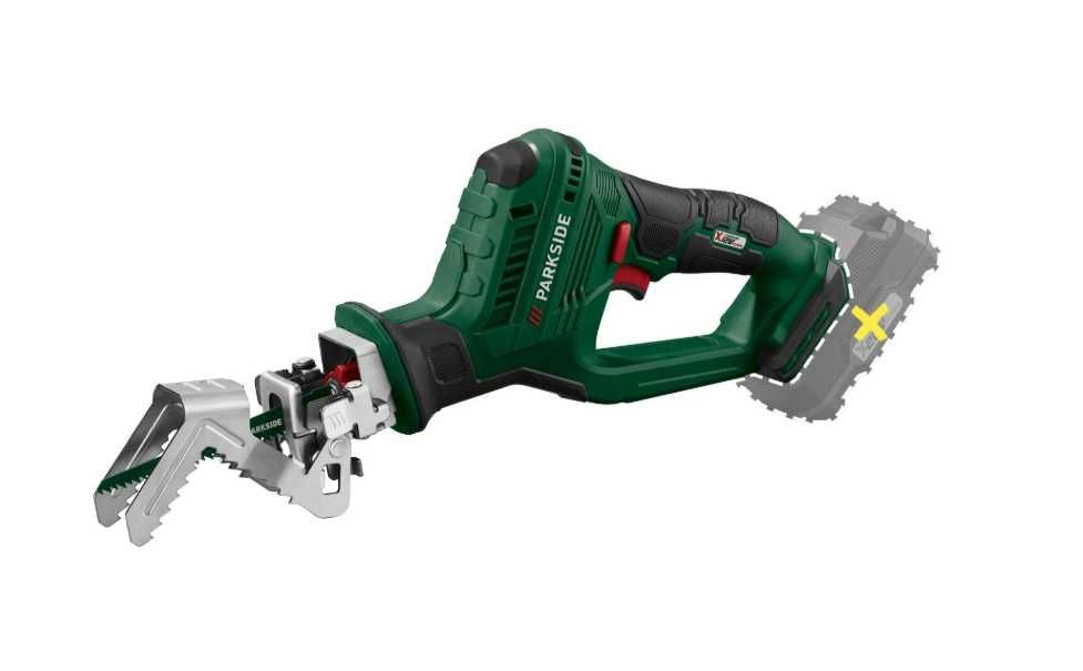Parkside акумулаторен трион 20V
