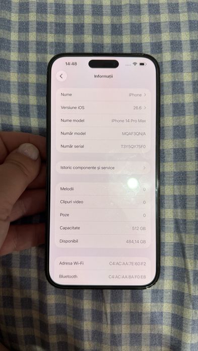 Iphone 14 pro max 512gb 79% NU SCHIMB!!