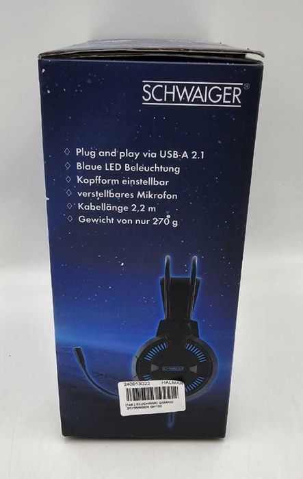 Гейминг слушалки с LED осветление Schwaiger GH100