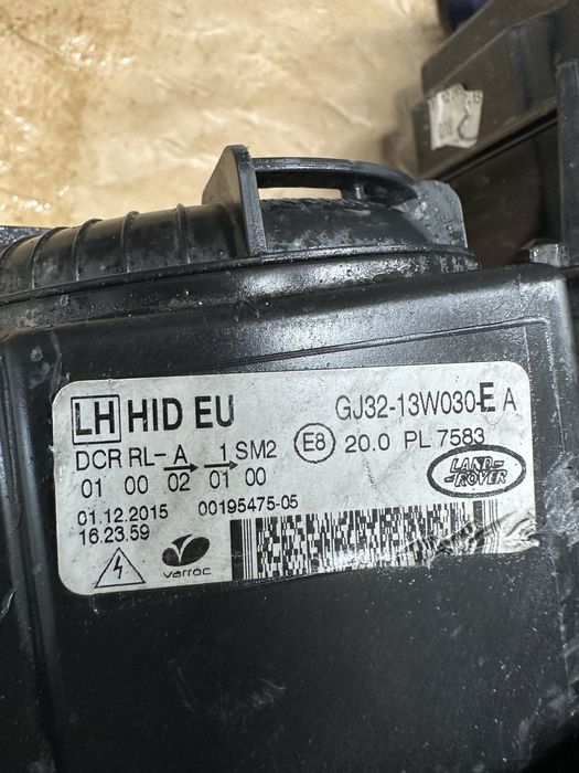 Far stânga bi xenon led range rover evogue.cod:gj32-13w030.