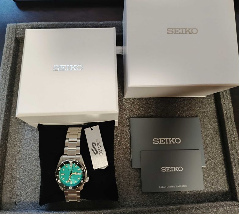 НОВ Мъжки часовник Seiko 5 Sports SRPK33K1, Гаранция 24 месеца