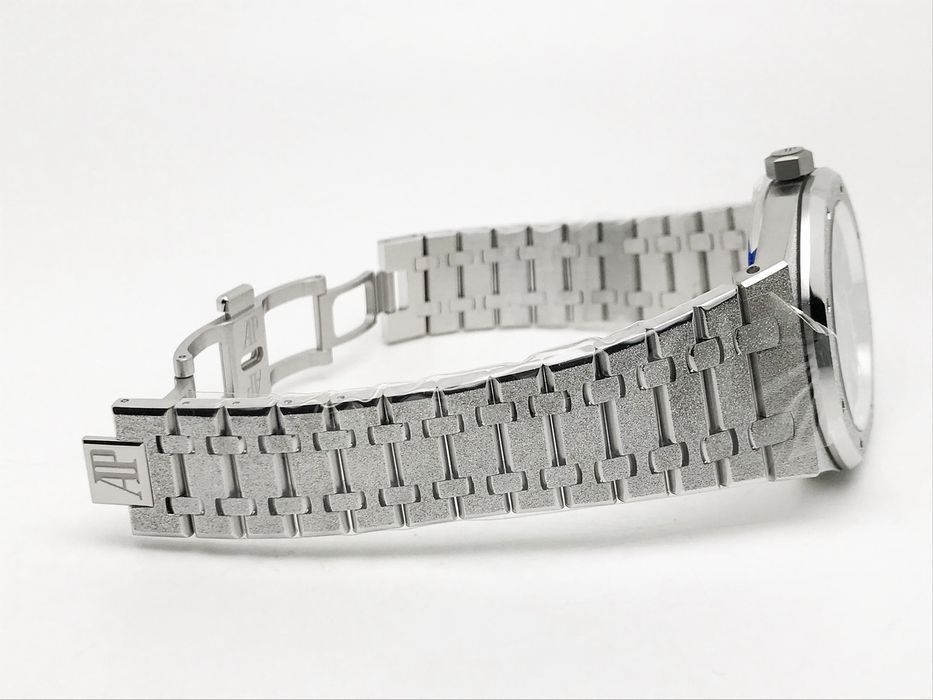 Audemars Piguet Royal Oak 15410 41mm Frosted Black Dial - QC снимки - мъжки часовник