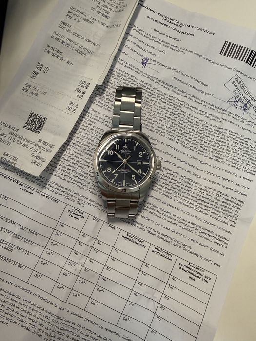 Ceas barbati Atlantic Seaflight 44mm