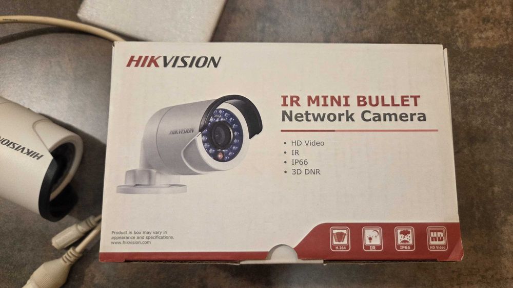 Camera Hikvision IP Mini Bullet, 5MP FHD+, IR 50m, PoE, Folosita