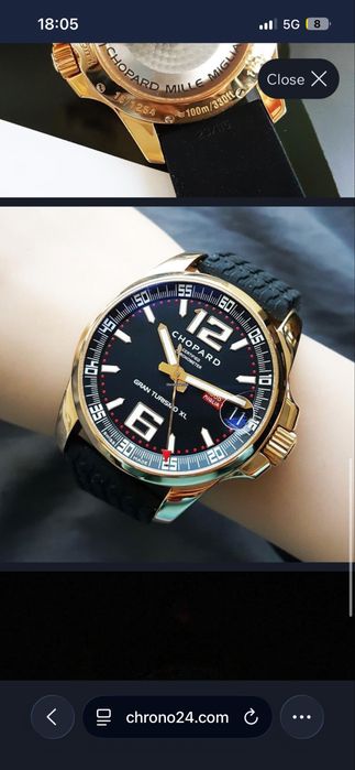 Златен часовник Chopard