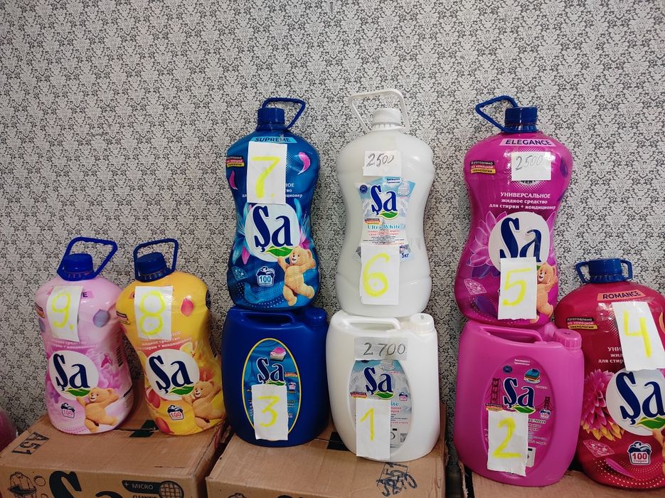 Гель для стирки Sa 5кг. Туркменистан.
