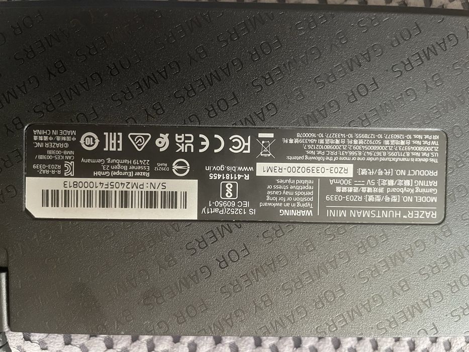 Razer Huntsman Mini Keyboard and Razer cobra мишка и клавиатура