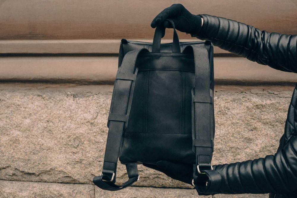 Rucsac din piele naturală. Rucsac pentru laptop. Leather Laptop backpack
