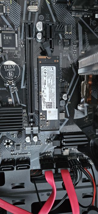 Vand Kit Procesor ryzen 5 5500 + cooler RGB, Placa de baza A520M K V2