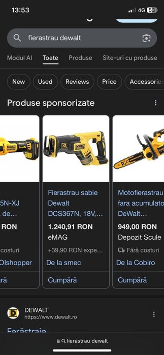 Vând scule dewalt flex și multi fierăstrău