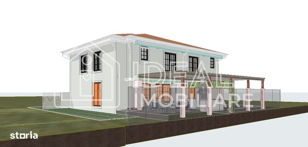 Duplex elegant cu 4 camere, curte și loc de parcare – design modern, Ș