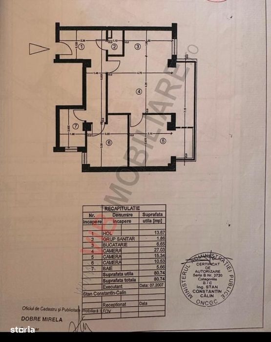 3 camere, Terra Residence Voluntari - parcare