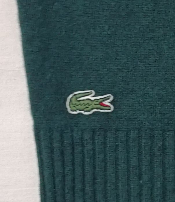 Lacoste Sweater Wool Pullover оригинален вълнен пуловер 2XL топъл елек