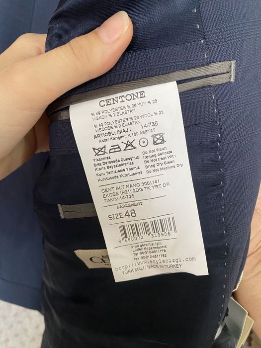 тёмно-синий костюм и брюки