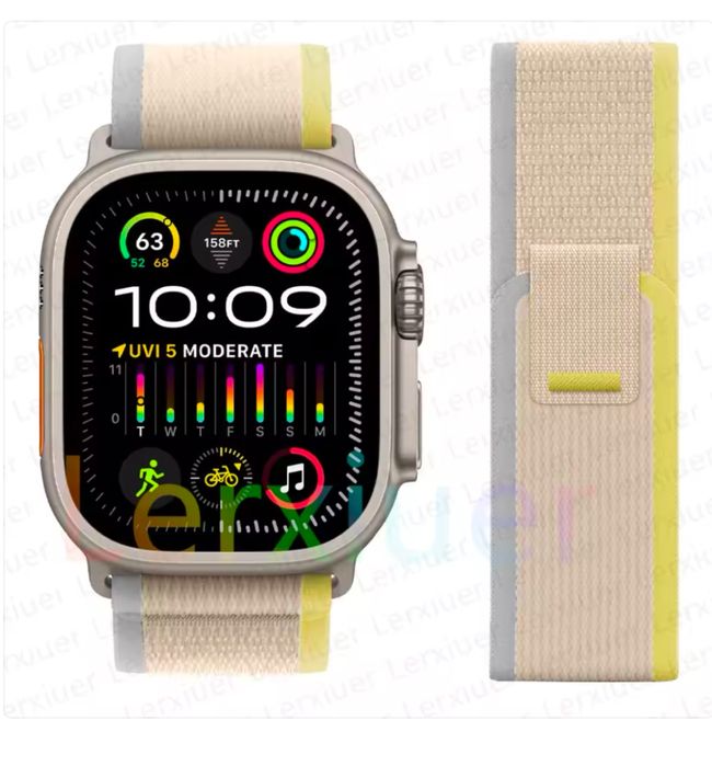 Curea/Husa Sintetica Incarcator Compatibil Iphone Apple Watch Ultra
