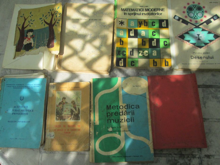 Carti didactice din anii 60 - 80 pentru invatatori si educatori