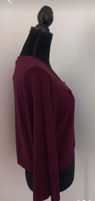 Cardigan scurt, grena, mărimea  L