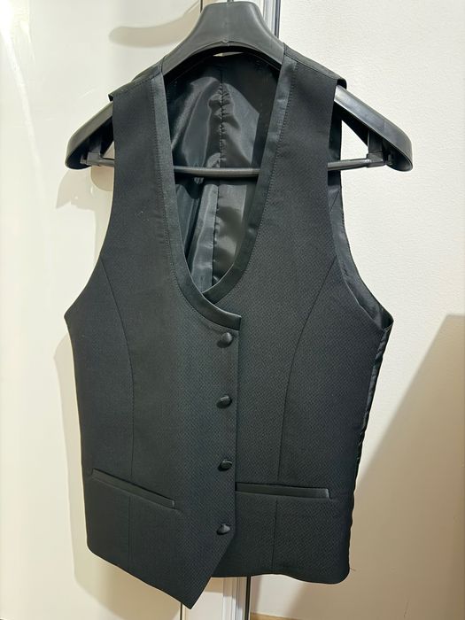 Официален мъжки костюм AGGRESSOR – елегантен черен смокинг