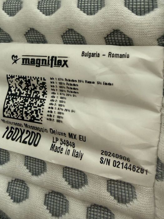 МАТРАК  Магнифлекс Magniflex Maestoso Massaggio Deluxe MX EU 160×200
