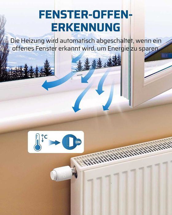 Termostat Inteligent Radiator DEWENWILS WiFi – Programabil, Control prin Aplicatie, Alexa Google, Economie Energie