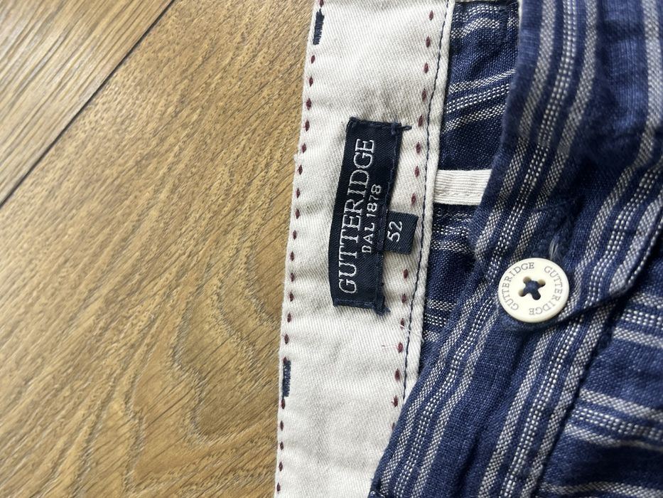 GUTTERIDGE 1878 - Made in ITALY   : 100% Лен размер 52-Л / Оригинал
