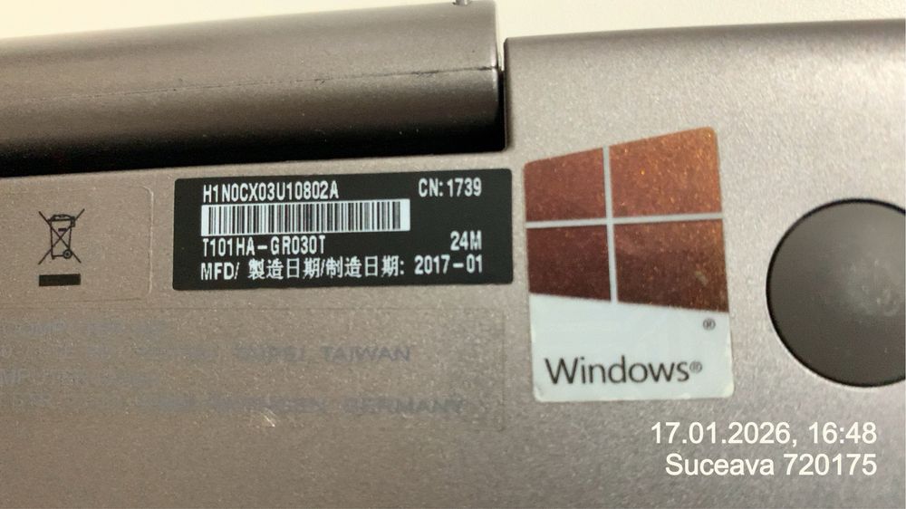 Laptop Asus 10” 2/1