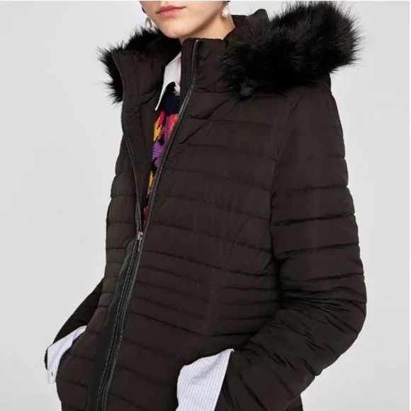 Geaca Zara - Parka cu puf