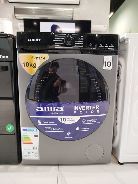 Стиральная машина Aiwa Ai100 10kg Inverter Steam Chegirmada