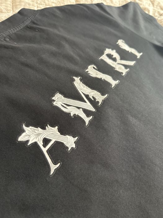 Tricou Amiri negru - S nou