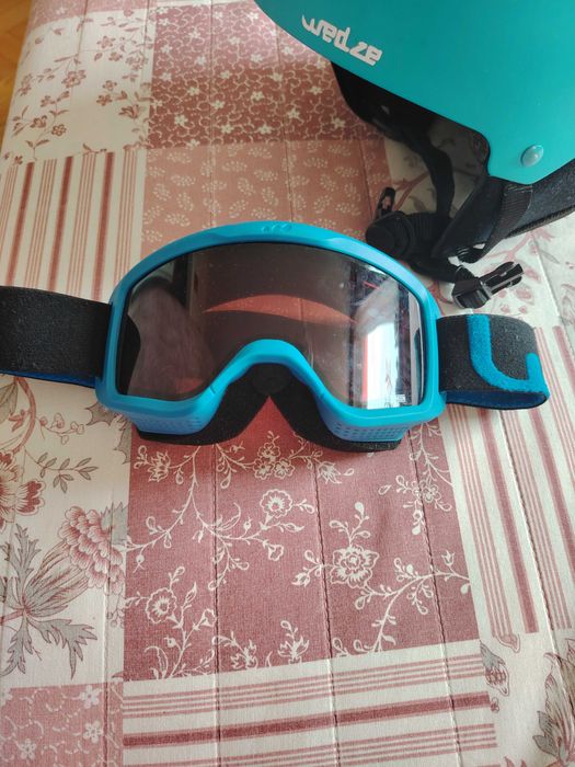 Детска  Каска и очила за ски