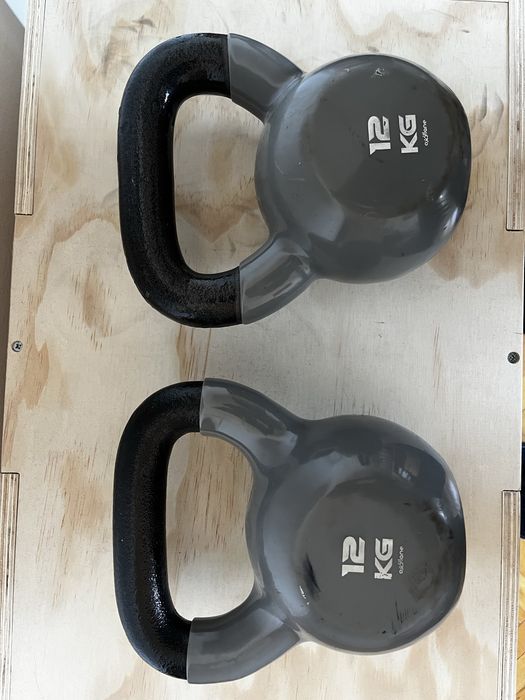 Set 2 Ketlebele Domyos 12 kg
