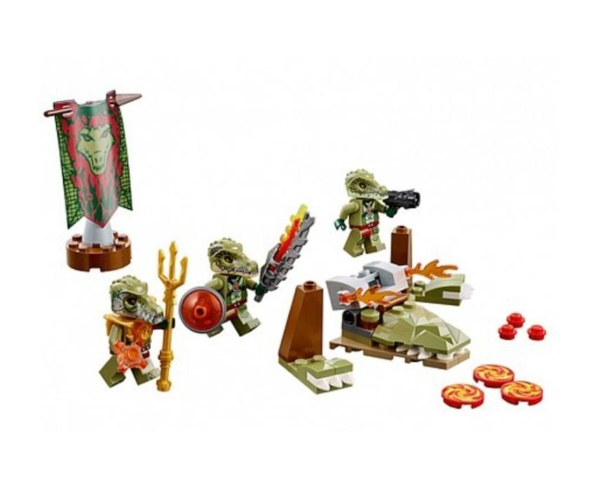 LEGO Nou 7-14 ani- Tribul Crocodililor, Legend of Chima 70231