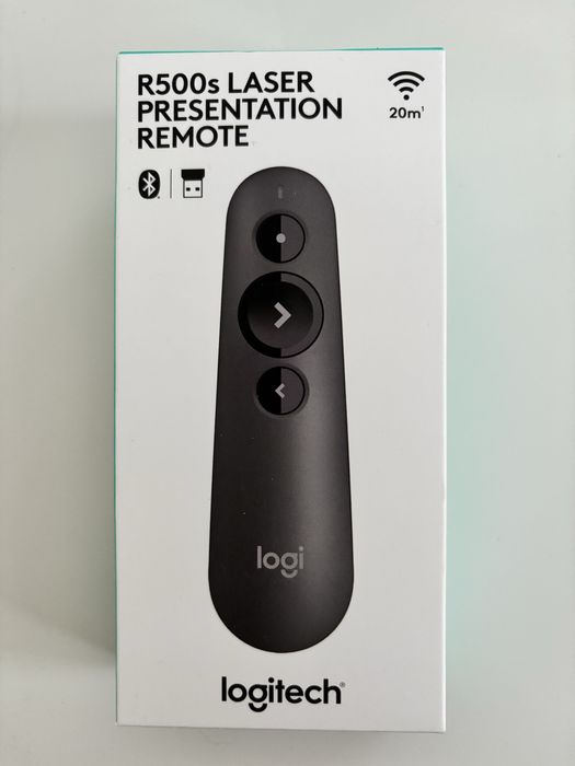 Logitech R500s Bluetooth Laser Presentation Remote Graphite Grey
