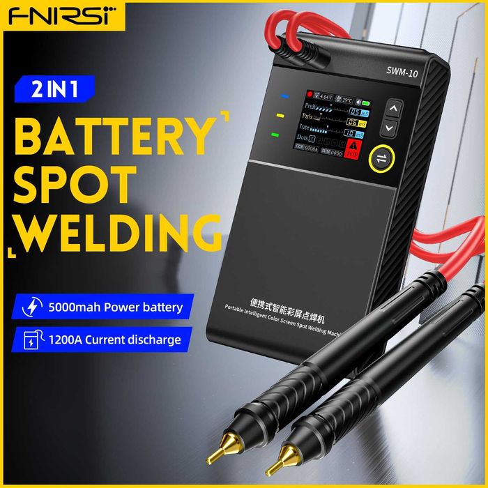 Aparat de sudură prin puncte fără fir portabil FNIRSI SWM-10,5000mAh, sudabil,sigilat