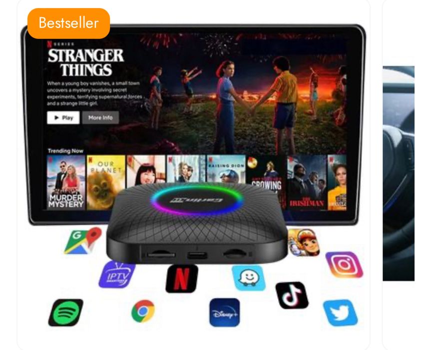 Carlinkit CarPlay Ai Box LED s Android 13 8+128GB pro APPLECARPLAY