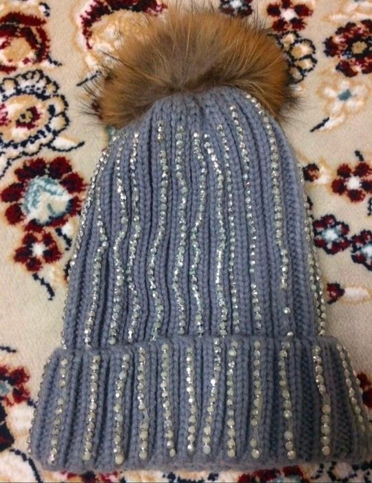 Шапка беретка хомут