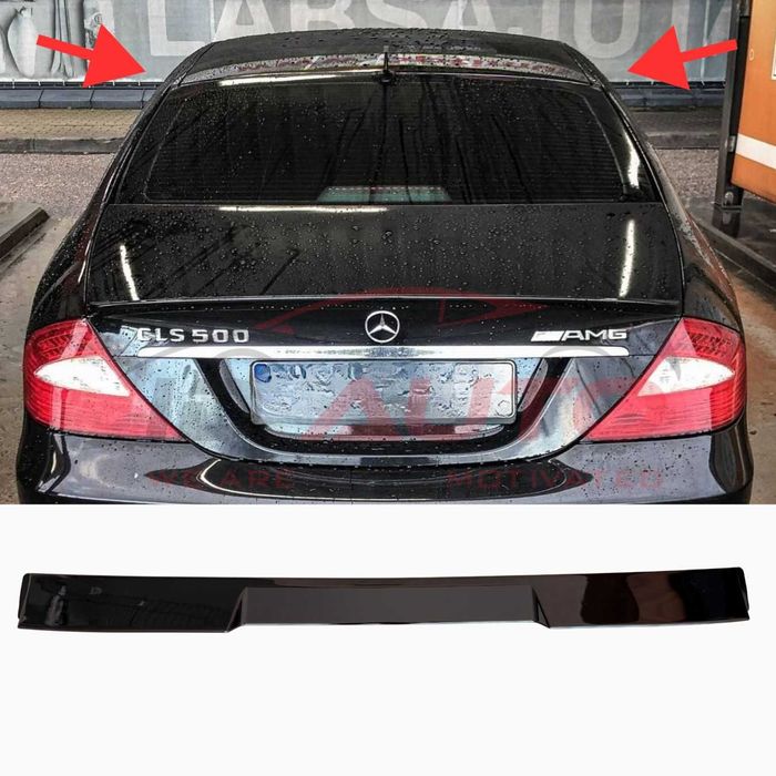 Спойлер за задно стъкло Mercedes CLS W219 (2004–2010) – Черен гланц