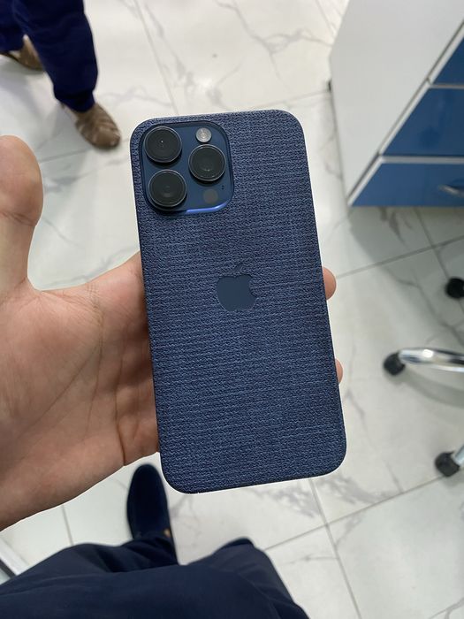 Iphone 15 Pro max dark blue 256 E Sim 79%Очилмаган