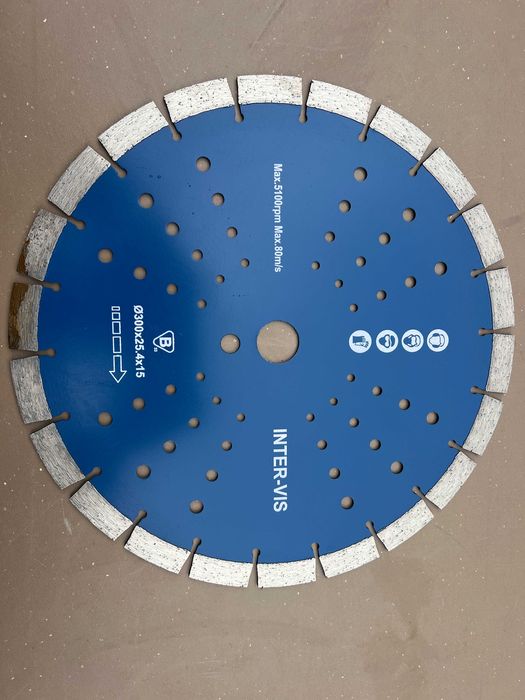 Disc diamantat segmentat 300 mm INTERVIS