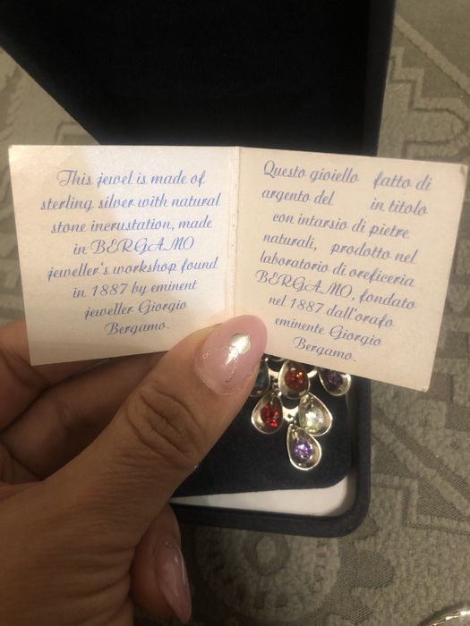 Серьги серебрянные