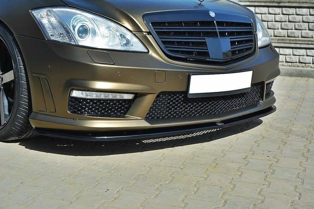 Спойлер за предна amg броня maxton design за mercedes benz w221 (2005-