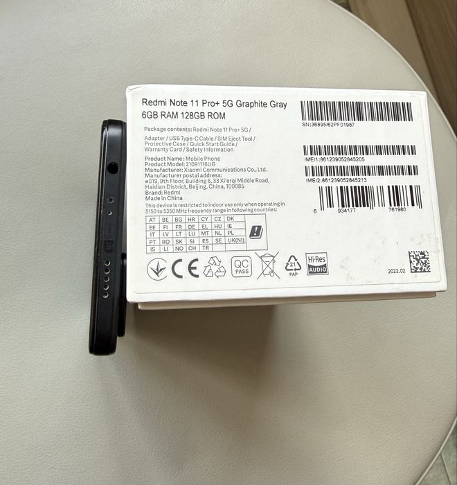 Xiaomi redmi note 11 pro+ 5G