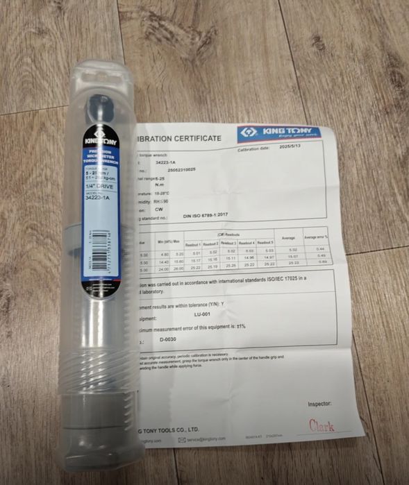 Динамомитрический ключ .Тайван