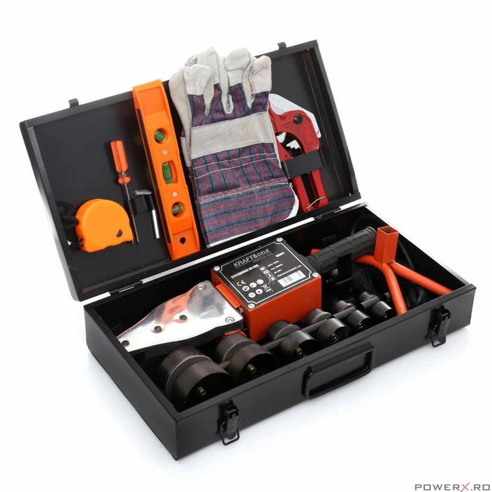 Masina de sudat tevi PPR, 2900W, 6 matrite 20-63mm, Kraft