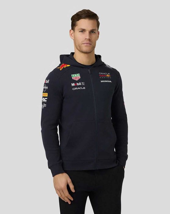 Red Bull Racing Team Full Zip Hoodie - Оригинално мъжко горнище