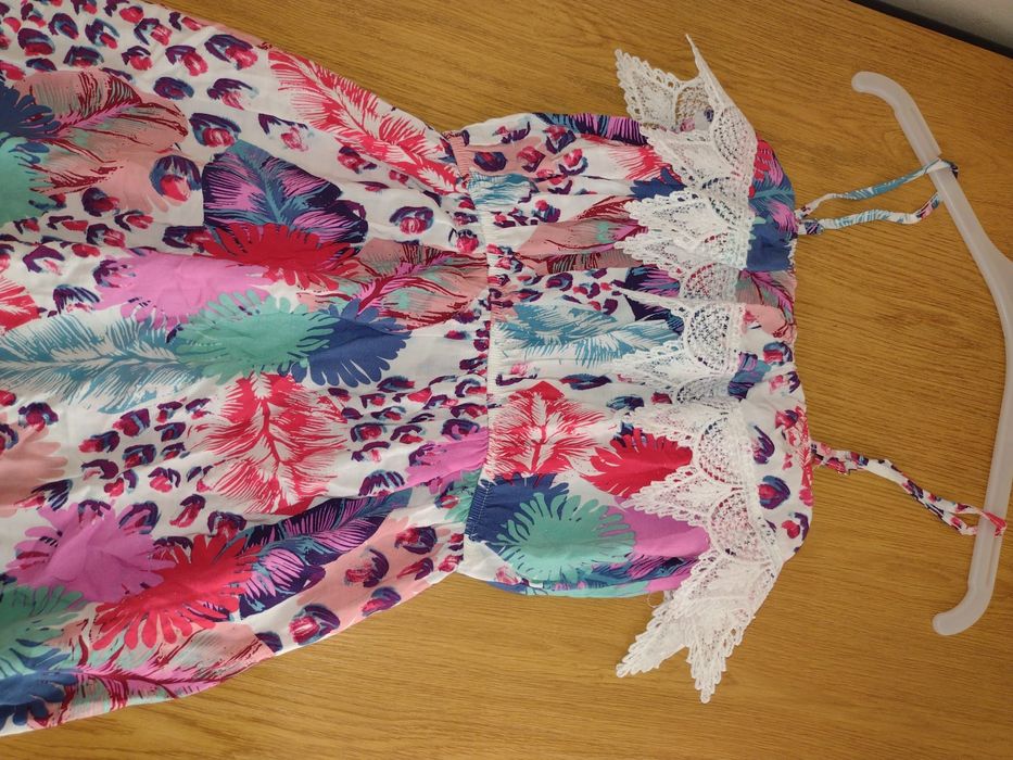 Rochie lunga multicoloră