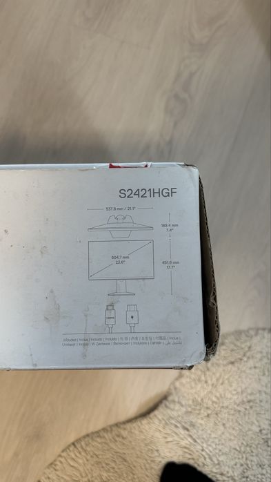 Monitor Dell S2421HGF / 144 Hz 23.8 / G-Sync